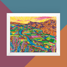 Load image into Gallery viewer, Palisade Rim Trail art print by Cori Ward Artwork
